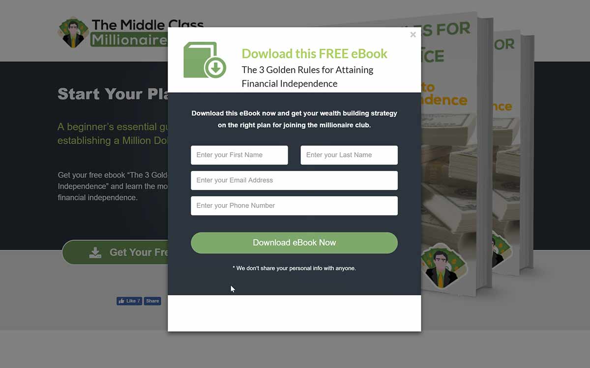 The Middle Class Millionaire Plan
