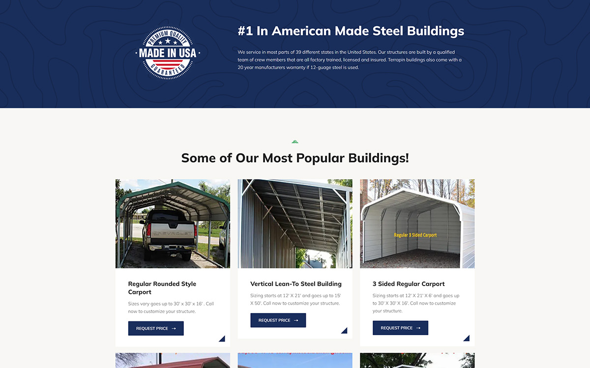 Customizable, American Made Metal Buildings